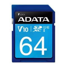کارت حافظه‌ ای دیتا اس دی مدل Premier V10 CL10 100MBps ظرفیت 64 گیگابایت