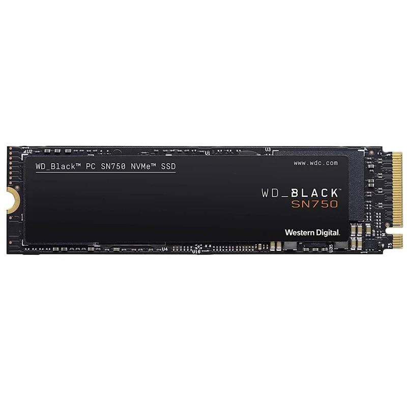 اس اس دی وسترن دیجیتال مدل BLACK SN750 NVME حافظه 250 گیگابایت
