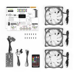 فن کیس گرین مدل HURACAN FAN GFK120M-ARGB
