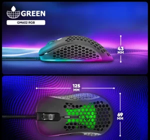 ماوس گرین مدل GM602-RGB