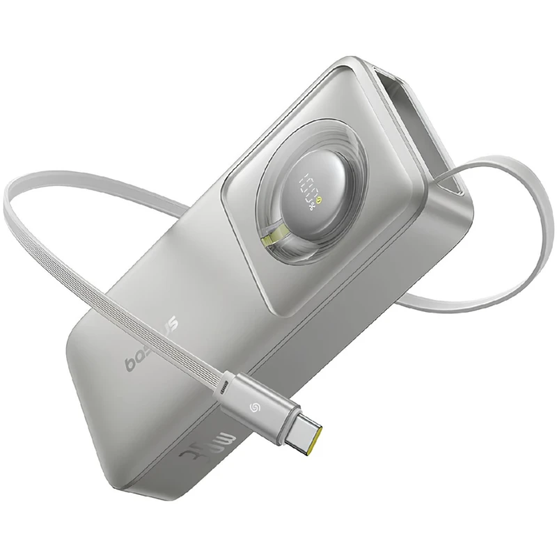 پاوربانک باسئوس مدل PPSS1030  30W ظرفیت 10000 میلی آمپر ساعت