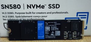 اس اس دی وسترن دیجیتال WD Blue SN580 NVMe