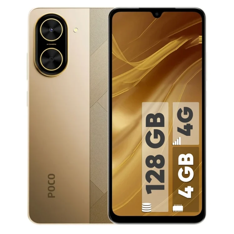 موبایل شیائومی مدل Poco C71 دو سیم کارت ظرفیت 128 گیگابایت و رم 4 گیگابایت