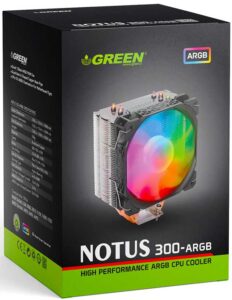 خنک کننده پردازنده گرین مدل NOTUS 300-ARGB