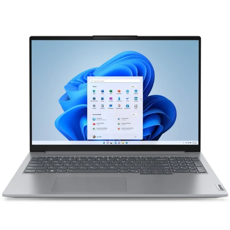لپ تاپ 16 اینچی لنوو مدل ThinkBook 16 G6 IRL-i3 1315U-16GB DDR5 5200MHz-512GB SSD-IPS-Backlit-Fingerprint –