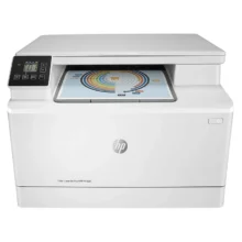 پرینتر لیزری چندکاره رنگی اچ پی مدل Color LaserJet Pro MFP M182n با اتصال باسیم و بی‌سیم، سایز چاپ A4