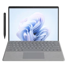 تبلت مایکروسافت مدل Surface Pro 9-i7 1255U ظرفیت 512 گیگابایت و رم 16 گیگابایت به همراه کیبورد Signature Platinum و قلم Slim Pen 2