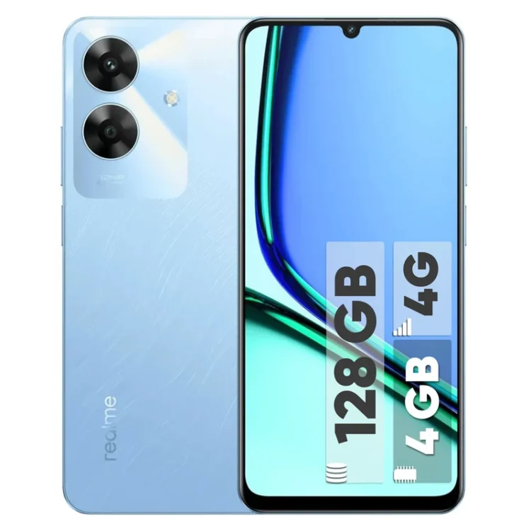 موبایل ریلمی مدل Note 60 دو سیم‌کارت ظرفیت 128 گیگابایت و رم 4 گیگابایت
