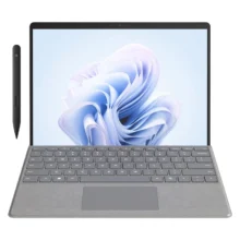 تبلت مایکروسافت مدل Surface Pro 9-i7 1255U ظرفیت 1 ترابایت و رم 32 گیگابایت به همراه کیبورد Signature Platinum و قلم Slim Pen 2
