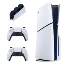 کنسول بازی سونی مدل PlayStation 5 Slim ظرفیت 1 ترابایت به همراه دسته اضافه