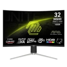مانیتور خمیده گیمینگ 32 اینچ ام اس آی مدل MAG 325CQRXF E2