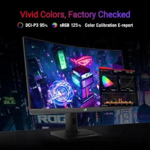 مانیتور خمیده گیمینگ 32 اینچ ایسوس مدل ROG STRIX XG32WCMS