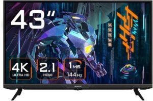 مانیتور 43 اینچ گیگابایت مدل AORUS FV43U-EK