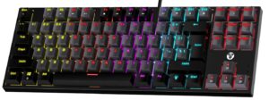کیبورد گیمینگ فنتک مدل Atom87 MK876V2Redswitch
