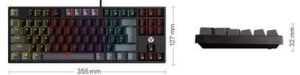 کیبورد گیمینگ فنتک MK876V2