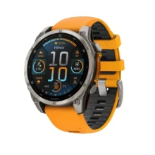 ساعت هوشمند گارمین مدل Fenix 8 – 47mm دارای قابلیت های صفحه نمایش لمسی، کنترل موسیقی، کنترل سطح اکسیژن خون، ضد آب، بند سیلیکون