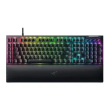 کیبورد مخصوص بازی ریزر مدل Blackwidow V4 Green Switch
