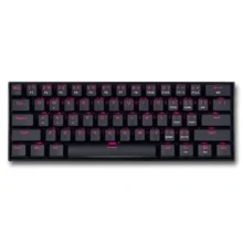 کیبورد گیمینگ ردراگون مدل K630 Dragonborn، مکانیکال سوییچ قرمز، Tenkeyless، نورپردازی RGB