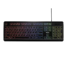 کیبورد تسکو مدل TK 8046،سوییچ ممبران، Full-size، نورپردازی RGB
