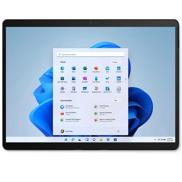 تبلت 13 اینچی مایکروسافت مدل Surface Pro 8 با پردازنده Core i7 1185G7 ظرفیت 512 گیگابایت و رم 16 گیگابایت