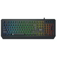 کیبورد بیاند مدل Bk-7140، سوئیچ ممبران، Full-size، نورپردازی LED RGB