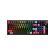 کیبورد بی‌سیم گیمینگ فنتک مدل Atom Pro97 MK918Redswitch