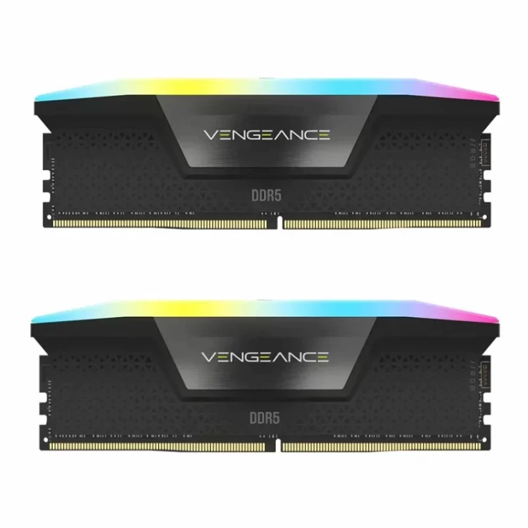 رم دو کاناله کورسیر مدل VENGEANCE RGB حافظه 32 گیگابایت فرکانس 6200 مگاهرتز