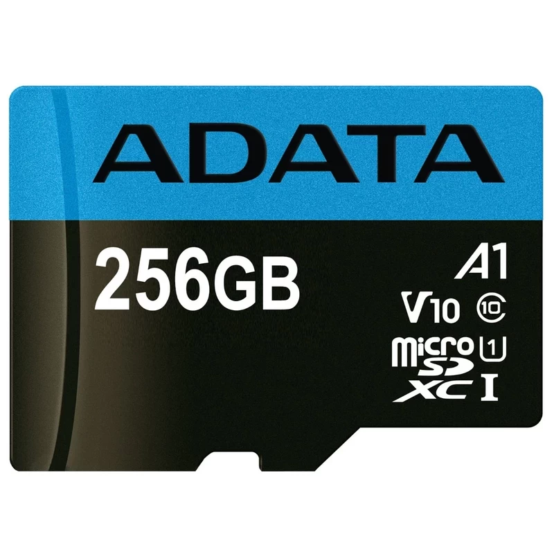 کارت حافظه ای دیتا میکرو اس دی مدل Premier V10 A1 CL10 100MBps ظرفیت 256 گیگابایت