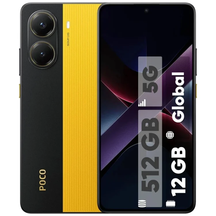 موبایل شیائومی مدل Poco X7 Pro دو سیم کارت ظرفیت 512 گیگابایت و رم 12 گیگابایت – گلوبال