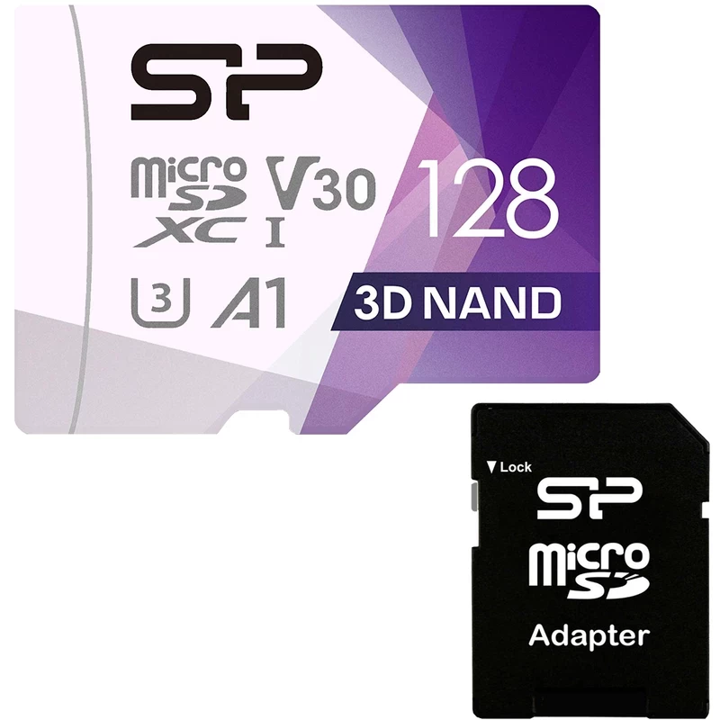 کارت حافظه سیلیکون پاور میکرو اس دی مدل Superior Pro CL10 100MBps ظرفیت 128 گیگابایت با خشاب