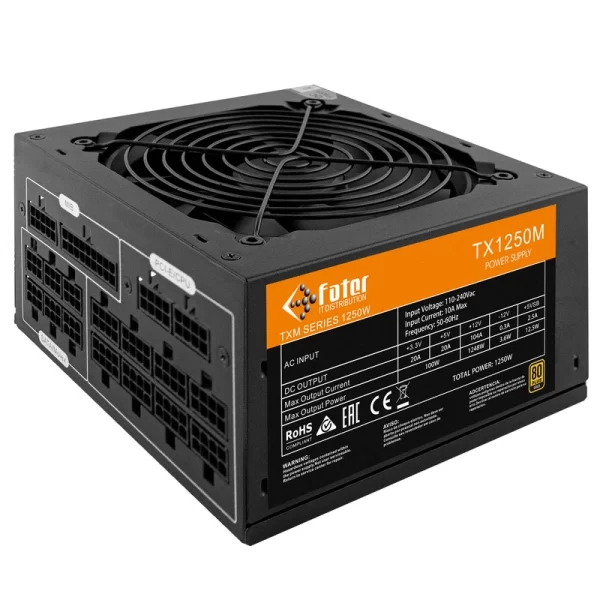منبع تغذیه کامپیوتر فاطر TX1250M