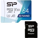 کارت حافظه سیلیکون پاور میکرو اس دی مدل Superior Pro CL10 100MBps ظرفیت 64 گیگابایت با خشاب